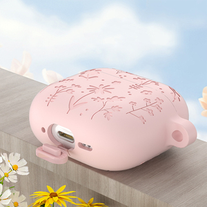 Funda de Goma para <span class=keywords><strong>AirPods</strong></span> Pro 2 con Correa Antipérdida, Grabado Láser Personalizado, Carcasa Protectora para <span class=keywords><strong>Airpods</strong></span> 4 3 2 - Product Image 4