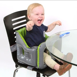 Inflatable Baby High Chair Portable Pvc Seat For 12 Months And Above <b>Kids</b> <b>Dining</b> Use - Product Image 1