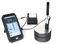 Testeur de dureté Leeb portable avec dispositif d'impact D, écran couleur numérique, duromètre métallique pour la mesure de la dureté de l'acier