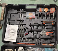 Kit combiné d'outils électriques sans fil 5 pièces OEM en gros – Ensemble perceuse et clé à chocs sans balais pour atelier