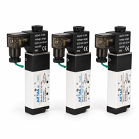 Vanne pneumatique à solénoïde 5 ports en alliage d'aluminium Bofuxin 4V110-06-B 12V/24V/110V/220V, réponse rapide, faible consommation d'énergie