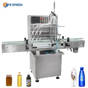 Multi Heads 2/4/6/8/10 Nozzles Liquid Beer Bottle Filling Machine Automatic Overflow Liquid Bottle Filler For Beverage Juice