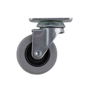 Rueda Giratoria de 2 Pulgadas de Goma Gris |   para <span class=keywords><strong>Silla</strong></span> de <span class=keywords><strong>Oficina</strong></span> y Carro Ligero |   Carritos y Equipos |   OEM, ODM, Marca Privada, Venta al por Mayor - Product Image 4