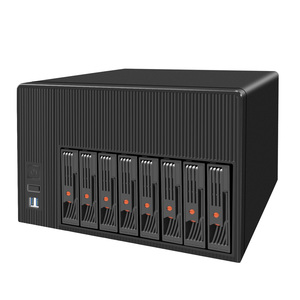 BKHD nuevo servidor C236 NAS <span class=keywords><strong>ITX</strong></span> placa base 8 * SATA 4 * Lan I226 Intel Core i7-9700 soporte de E3-1225V5 RAID 10G Servidor de enrutador suave - Product Image 5