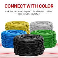 Produsen kabel listrik China, kabel cat5e 1000 kaki (305m), Utp Stp Ftp Sftp, kabel jaringan cat5