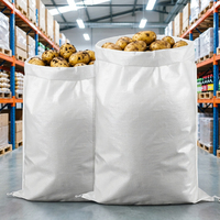 Sacs tissés robustes à ouverture supérieure pour le stockage de légumes frais, emballage de brocoli et de carottes, sacs réutilisables et respirants
