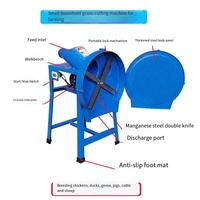 Tondeuse à gazon électrique multifonctionnelle Petit hachoir à gazon Broyeur d'aliments pour animaux