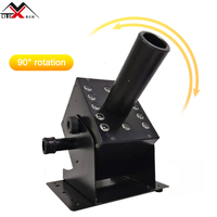 150W colonne d'air à tête unique canon en acier commande électrique/contrôle de Console DMX led machine à jet co2