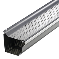 Protections de gouttière de 5 pouces contre les feuilles, best-seller aux États-Unis, couvre-gouttières en aluminium, protections de gouttière en aluminium