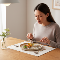 Magnifique ensemble de couverts en or fondu, service de traiteur de mariage, couverts en acier inoxydable 18-10 pour hôtels et restaurants