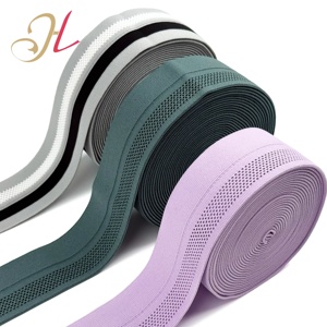 Sán đầu đàn hồi nhà máy tùy chỉnh chất lượng cao hai-tone chiều rộng 4.3cm gấp trên lưới ban nhạc đàn hồi - Product Image 2