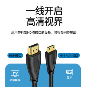 Wodexun Mini Hdmi To Hdmi Cable 4K High Definition Copper <b>Wire</b> Gold Plated For Laptop Tablet <b>Camera</b> - Product Image 4