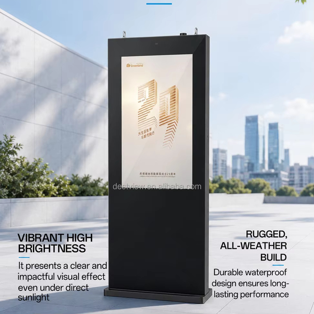 High Brightness 2500nits Outdoor Digital Signage Sunlight Readable Advertising Display