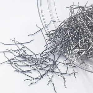 Fibre d'acier à faible teneur en carbone durable, multi-tailles, diamètre 0,5-1 mm, longueur 25-50 mm, 1000 MPa, à extrémité crochée, <span class=keywords><strong>pour</strong></span> dalles de béton - Product Image 2