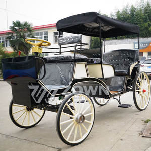 รถม้าไฟฟ้าแบบไม่มีม้ารถเข็นแบบซินเดอเรลล่ารถม้าฉากหลังรถท่องเที่ยว - Product Image 2