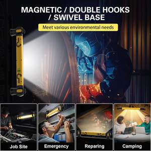 Barre lumineuse de travail COB sous le capot rechargeable par USB 3000LM Portable magnétique sans fil Lumière de chantier avec batterie 5200mAh - Product Image 6