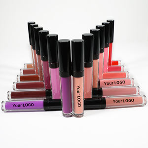 Ochain özel etiket makyaj zulüm ücretsiz Vegan dudak parlatıcısı seti sıvı ruj mat ruj - Product Image 3