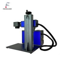 Machine de marquage laser à fibre Focuslaser 30W/50W/60W/100W Jpt/Raycus Mopa, gravure et découpe laser couleur pour l'acier inoxydable