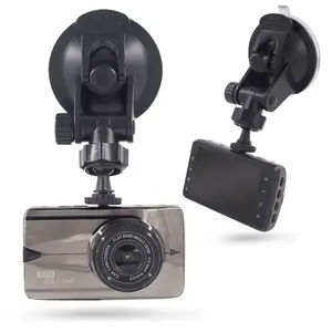 120 degrés grand Angle 3 pouces double objectif FHD 1080P véhicule boîte noire DVR Dash Cam In Video Camera