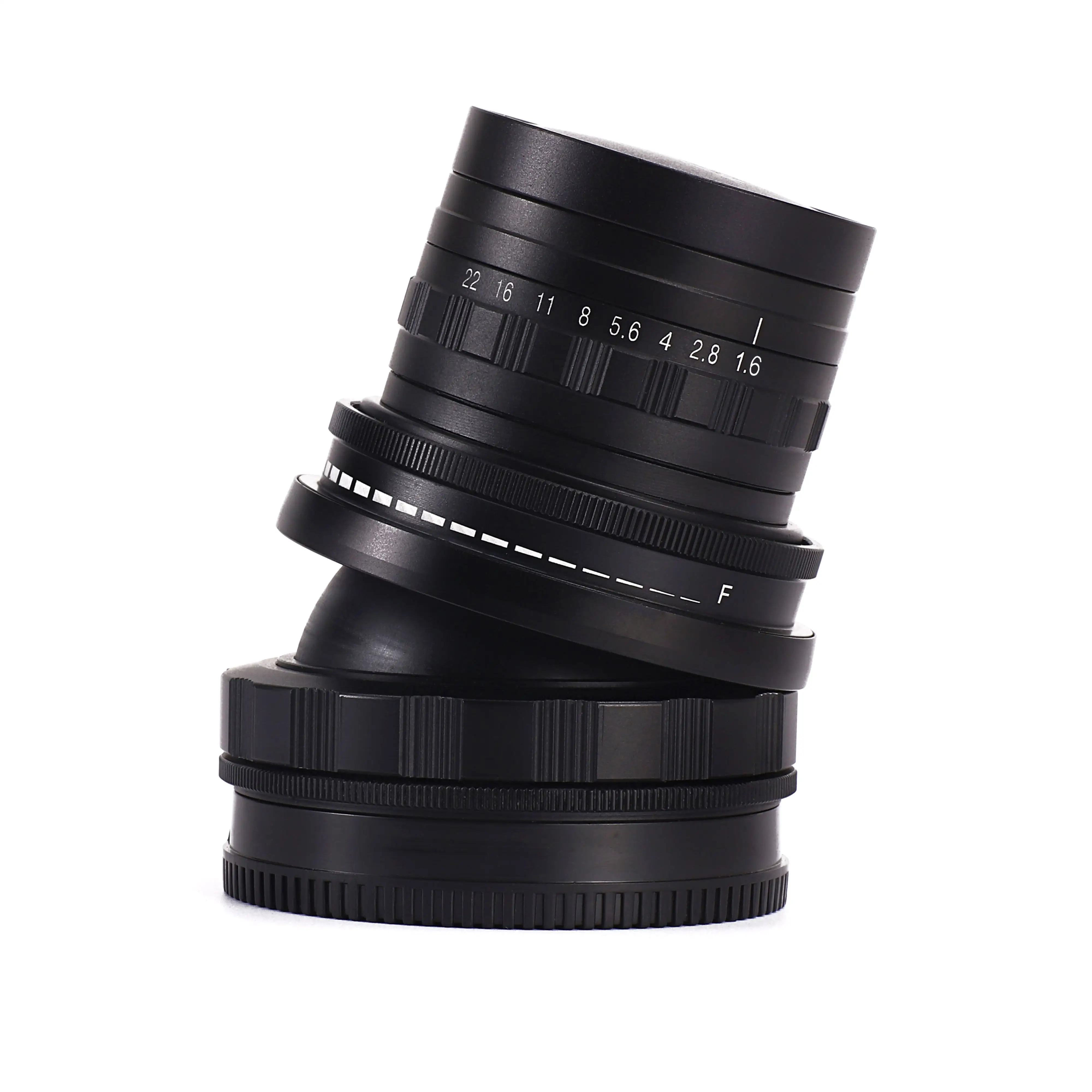 Tilt Lens F1.6 Large Aperture Full Frame Manual 2-in-1 Miniature Model Effect & Filter Slot Compatible with camera video Mount