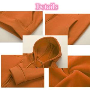 Sweat-shirt à capuche unisexe en polyester et coton avec logo imprimé, personnalisable, fermeture éclair, type de fourniture ODM, sweat à capuche pour homme - Product Image 2