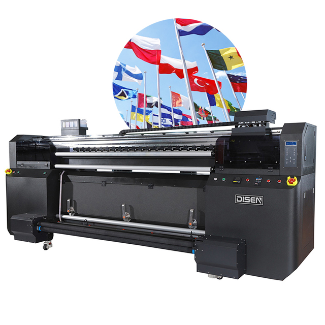 2m 2/4 I3200 4720 Head Large Format Dye Sublimation Printing Machine Direct to Textile Fabric Flag Light Box Digital Printer
