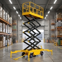Elektrische Mini-Scherenhebebühne für Innenräume 230kg 450kg 4m 6m 11m für Malerarbeiten Direkt vom Hersteller