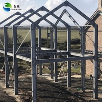 Taller de construcción de estructura de acero personalizado prefabricado, utilizado para almacén, construcción de estructura de acero