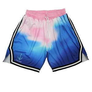 Shorts de sport décontractés pour hommes, best-seller, taille mi-haute, style rétro en velours côtelé, avec cordon de serrage, logo personnalisé - Product Image 4