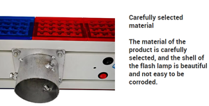 Luce di Segnalazione LED Lampeggiante, Luci Stroboscopiche di Emergenza Solari, Faro di Avvertimento <span class=keywords><strong>Rosso</strong></span> e <span class=keywords><strong>Blu</strong></span> per Sicurezza Stradale - Product Image 3