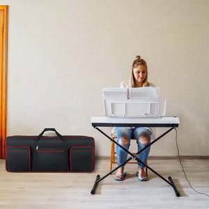 Free Sample 61 Key <b>Keyboard</b> Case Soft (Interior: 39.5"x15.8"x4.8") Not Compatible with All Korg, Waterproof Piano Case - Product Image 3