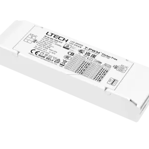 Controlador LED Triac ELV 40W 300-1050mA CC Triac Ltech, controlador LED regulable sin parpadeo de 9-42V con corte de fase de SE-40-300-1050-G1T