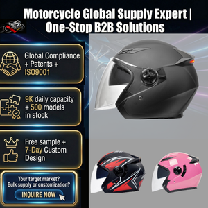 Cascos de Motocicleta Modulares Integrales DOT Geometry para Carreras Todoterreno, Cascos Deportivos de Protección - Product Image 1
