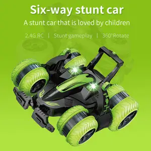 गर्म बिक्री रिमोट कंट्रोल बहाव स्टंट कार खिलौना परिवर्तन रेडियो नियंत्रण वाहन खिलौने 360 रोटेशन आर सी स्टंट ट्रक