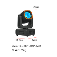 60W RGBW 4-in-1 Beam Moving Head Licht für KTV DJ Beam Disco Show Party Hochzeit DMX LED Bühnenscheinwerfer Beam-Lampe