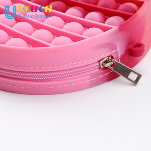 Unisex Super leggero Silicone decompressione bolla gioia portamonete colorato meteorite borsa per bambini impermeabile nuovo Design - Product Image 3