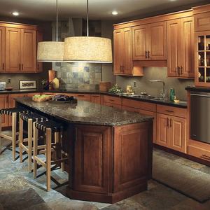 Custom Massief Hout Antiek Hardhout Esdoorn Franse Country Keukenkasten Design - Product Image 5