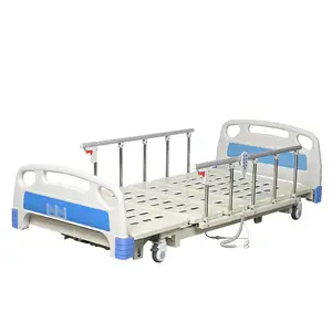 CE ISO Cama de hospital elétrica barata de 3 funções para pacientes (tipo super-baixo)