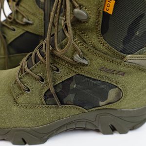 Bottes tactiques Delta pour hommes DF22 TSB10, camouflage vert, pour le camping en plein air, tissu Oxford vert olive, imperméables, hautes, pour la randonnée en plein air. - Product Image 2