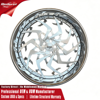 Jantes forgées Rucci GATTI 2 pièces 3 pièces 20-34 pouces 5x115 5x120 5x127 pour Charger Impala Caprice Escalade Cadillac Impala