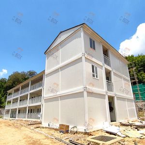 บ้านสำเร็จรูปแบบตู้คอนเทนเนอร์โครงสร้างเหล็กแบบแพ็คแบน ประกอบง่าย คุ้มค่า ประหยัดต้นทุน เหมาะสำหรับอพาร์ทเมนต์และหอพัก - Product Image 3