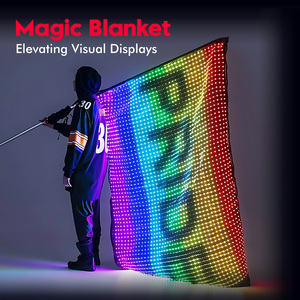 Écran d'affichage LED magique en forme de tapis, <span class=keywords><strong>film</strong></span> transparent flexible pour publicité d'événements en extérieur, produit d'affichage LED innovant - Product Image 1