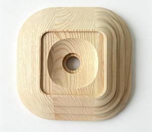 FSC certified ash wood OEM Laser Engraved White Ash Wood Plaque CNC Custom Logo <b>Sign</b> Board for Business - Product Image 1