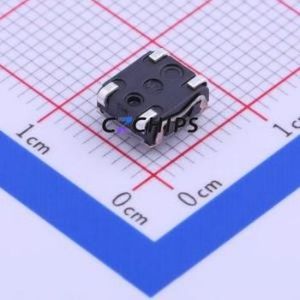 KSC341JLFS Tactile Switch SMD-4P,6.2x6.2mm Switch Single Pole Single Throw Round Button 3N Vertical Mount - Product Image 2