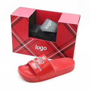 Precio de fábrica, chanclas personalizadas de Bajo MOQ, sandalias de <span class=keywords><strong>PVC</strong></span> sopladas por aire, sandalias de <span class=keywords><strong>PVC</strong></span> para hombre, chanclas personalizadas, nueva tendencia, personalización de diapositivas - Product Image 2