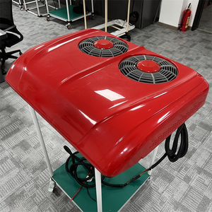 แอร์ติดหลังคาออลอินวัน 12V/24V AC สำหรับรถบรรทุก รถบ้าน รถมอเตอร์โฮม RV พัดลมคู่ 7000-1000 BTU - Product Image 5