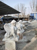 Antique Grand Jardin Marbre Pierre Noire Égyptien Grec Marmor Sphinx Statues Sculpture à Vendre