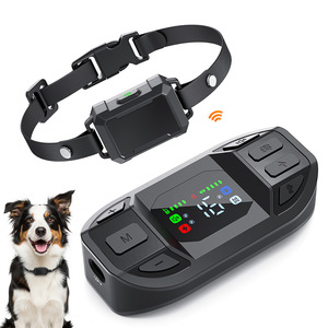 Collar de Adiestramiento Canino Electrónico Inalámbrico con Control Remoto para Entrenamiento de Mascotas, Material ABS Negro, Diseño Patentado Uno a Uno - Product Image 1