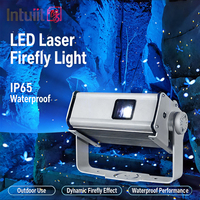 Projecteur LED Laser 13W Effet Lucioles, Étanche IP65, Points Mobiles RGB DMX512 pour Éclairage Extérieur Jardin, Paysage, Arbres, Allées et Cour