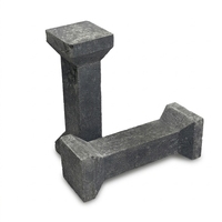 Colonne de support fixe personnalisée en carbure de silicium de haute qualité pour plaque de four à ciment, coupe sur mesure, haute résistance au feu